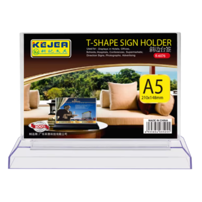 Kejea T-Shape Card Stand Horizontal K-6076 H-A5