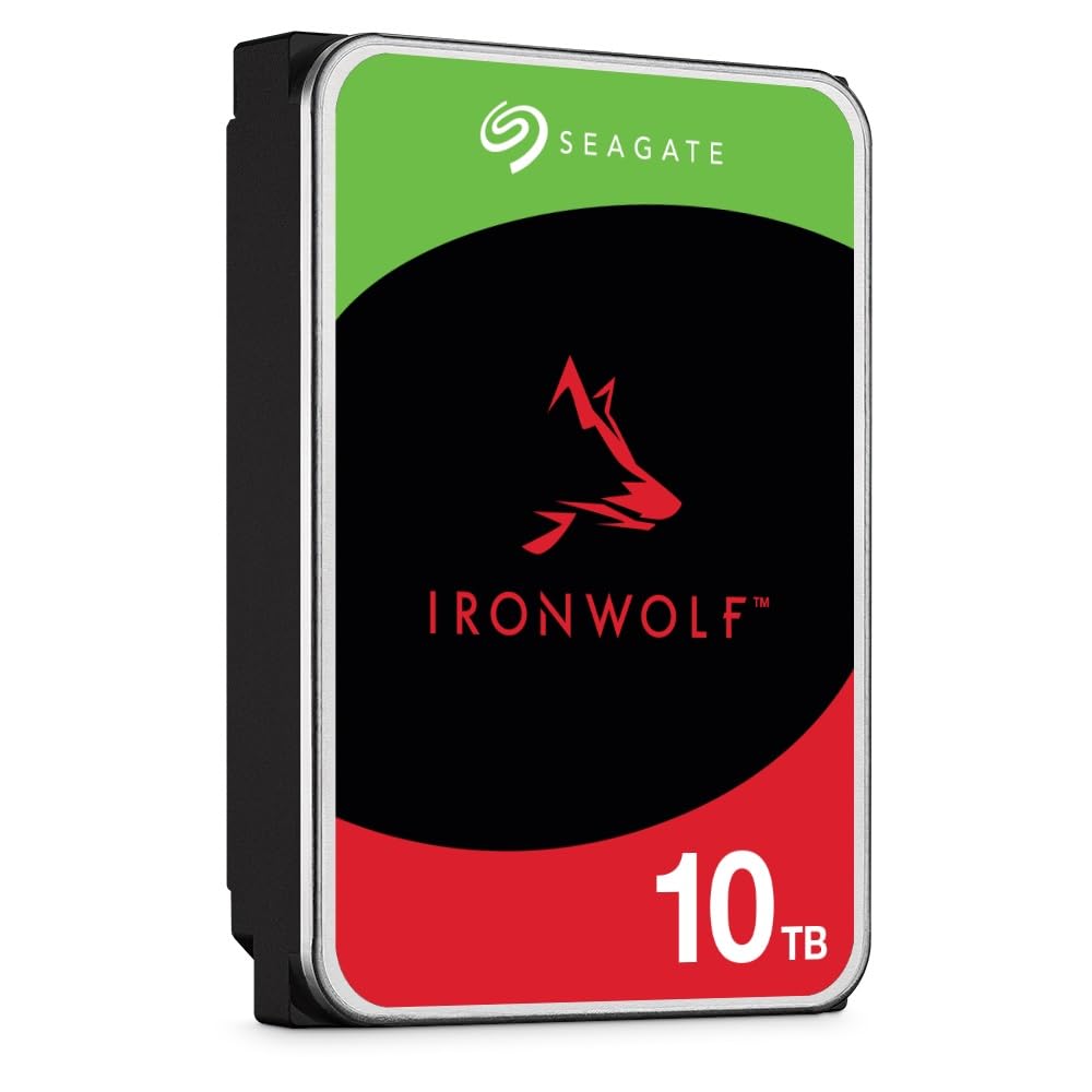 Seagate 10TB IronWolf NAS HDD SATA III 3.5 Internal, 7200rpm