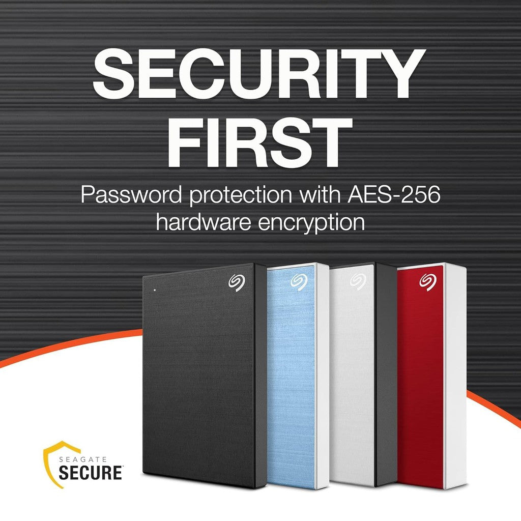 Seagate OneTouch with Password Protection 5TB External HDD Black (STKZ5000400)