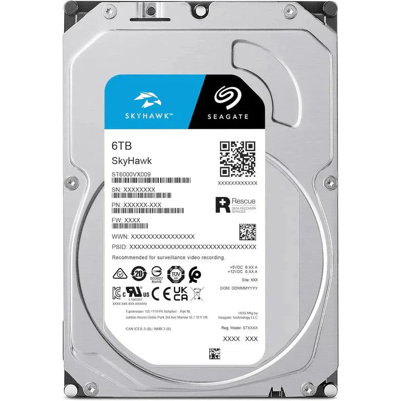 Seagate Skyhawk 6 TB Surveillance Internal Hard Drive HDD | ST6000VX009