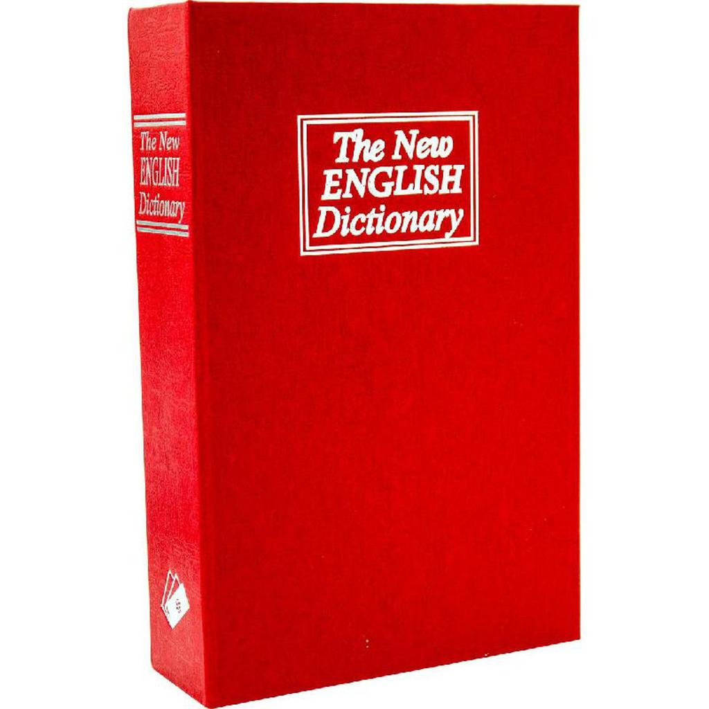 Secret Book Style Cash Box - Red