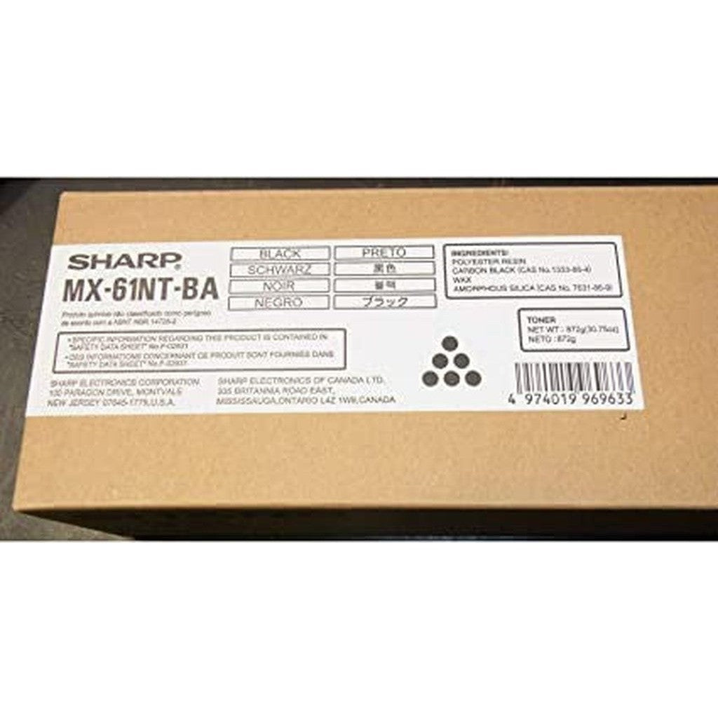 Sharp Mx-61Nt Bk Toner Cartridge