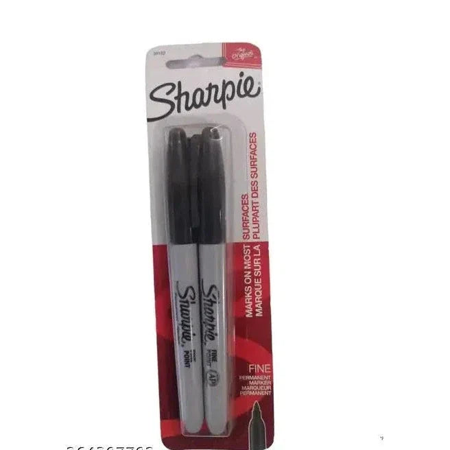 Sharpie Black Marker Pack 2 Pcs