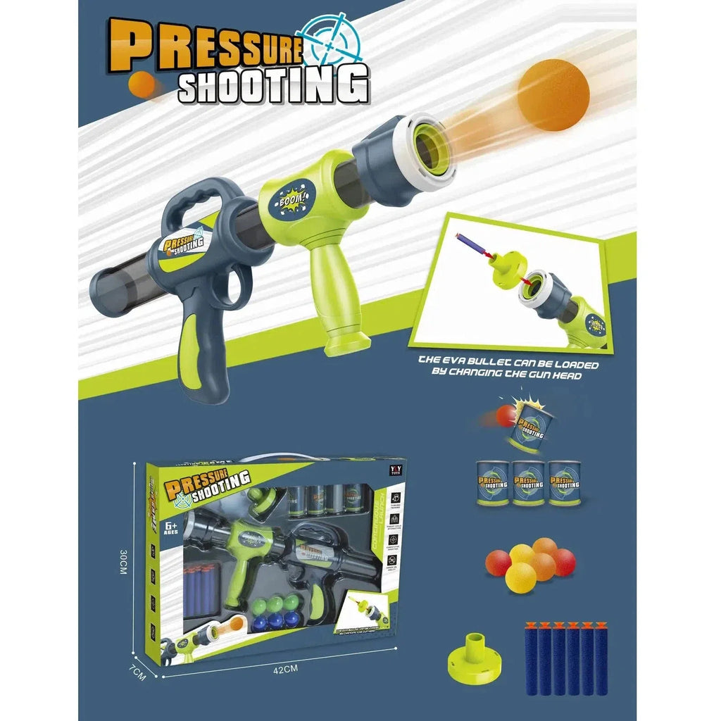 Shooting Ball Gun Air Pressure Foam Balls Shooting Gun Toy-5016