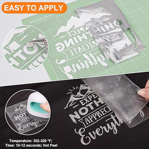 Silver PVC Heat Transfer Vinyl Sticker Roll – 51cm x 1m
