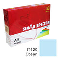 Sinar Spectra Colour Paper A4 80 Gsm IT 120 Ocean Colour