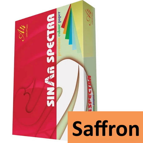 Sinar Spectra Colour Paper A4 80 Gsm IT 240 Saffron Colour