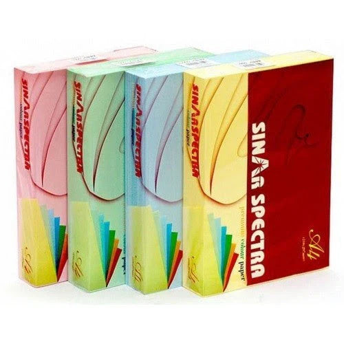 Sinar Spectra Colour Paper A4 80 Gsm IT 371 CYBER HP ORANGE Colour