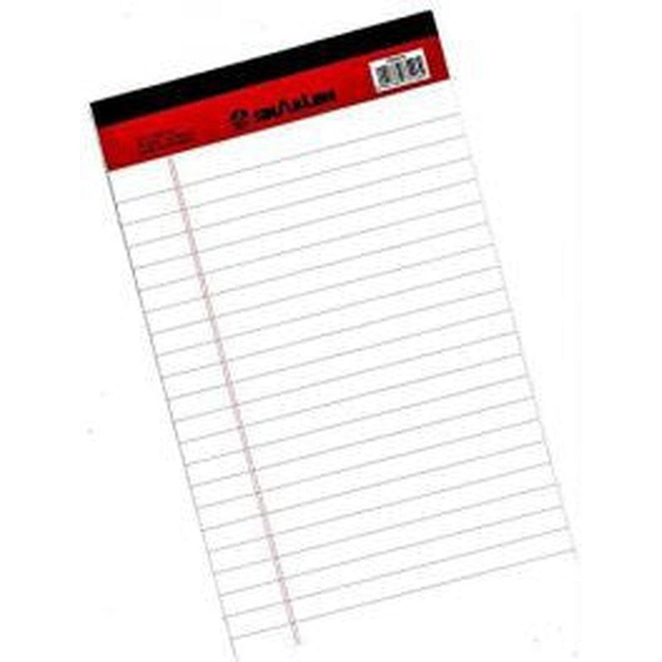 Sinarline Legal Pad Yellow/White 5x8 Inches