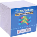 Sinarline White Gummed Memo Cube