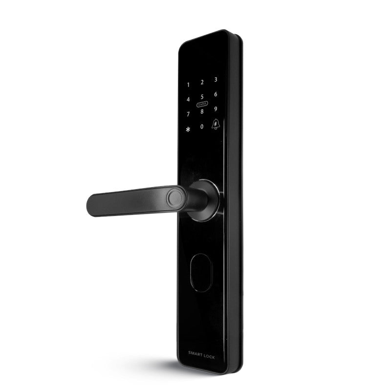 Smart Big Door Lock Wooden TTLock - black L-X3-TT-B