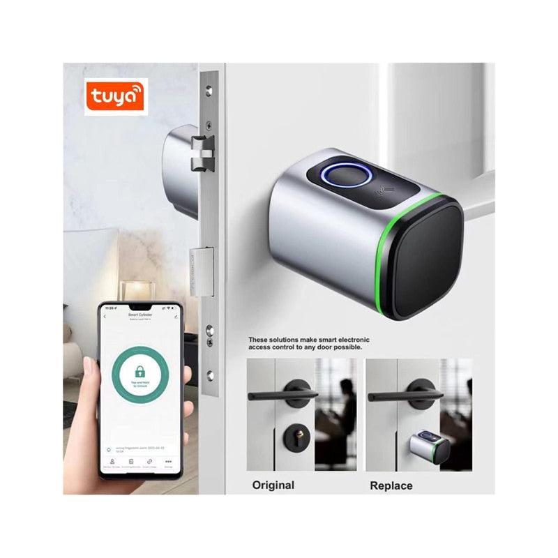 Smart Door Lock Cylinder TTlock Silver