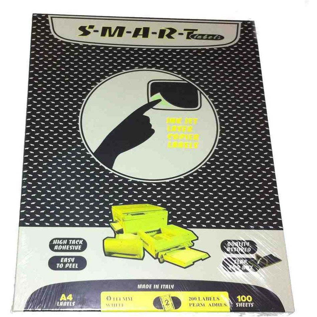 Smart Label A4 Size For Cd White