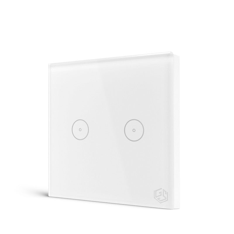 Smart Light Switch 2 Gang WiFi -White