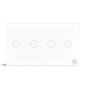 Smart Light Switch 4 Gang WiFi - White