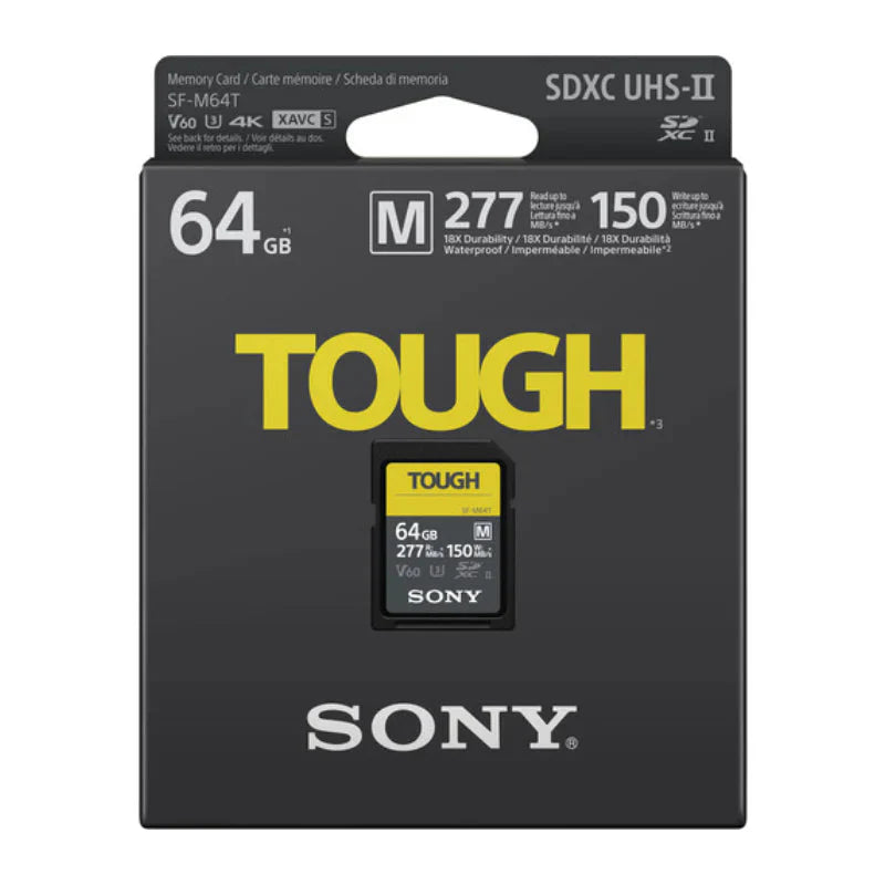 Sony 64GB SF-M TOUGH Series UHS-II SDXC Memory Card