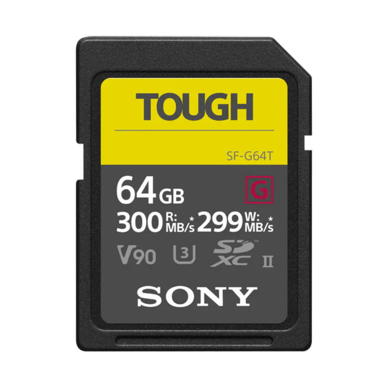 Sony SF-G64T/T1 64GB TOUGH Series UHS-II SDXC Memory Card