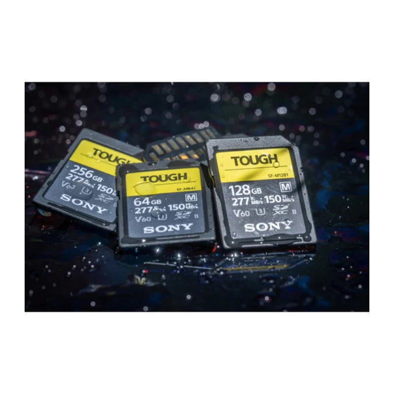Sony SF-M128T/T1 128GB SF-M TOUGH Series UHS-II SDXC Memory Card