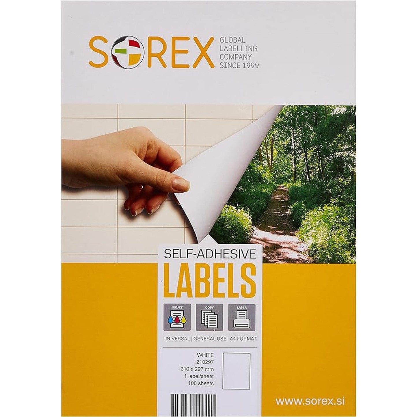 Sorex Labels 210X297 Mm(100 Sheets Per Pkt)