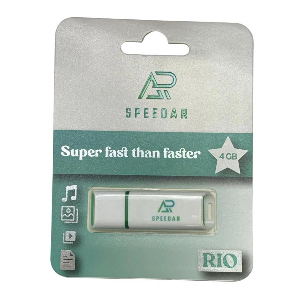 Speedar RIO 4GB USB Flash Drive 2.0 (White)