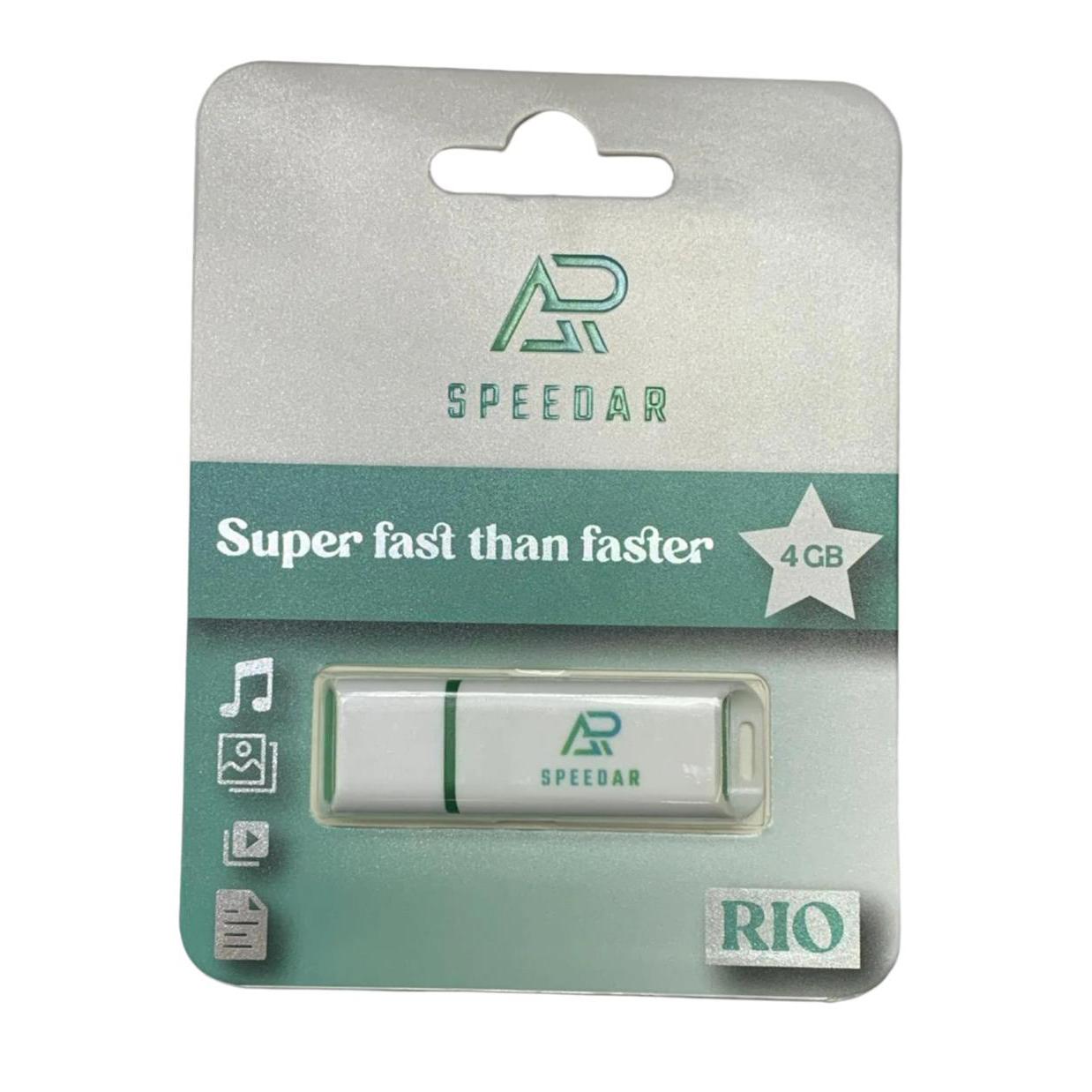 Speedar RIO 4GB USB Flash Drive 2.0 (White)