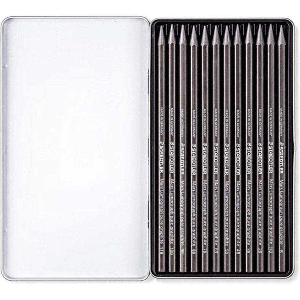 Staedtler 12 Full Graphite Pencils