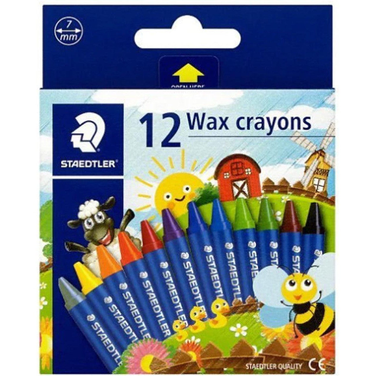 Staedtler 12 Wax Crayons
