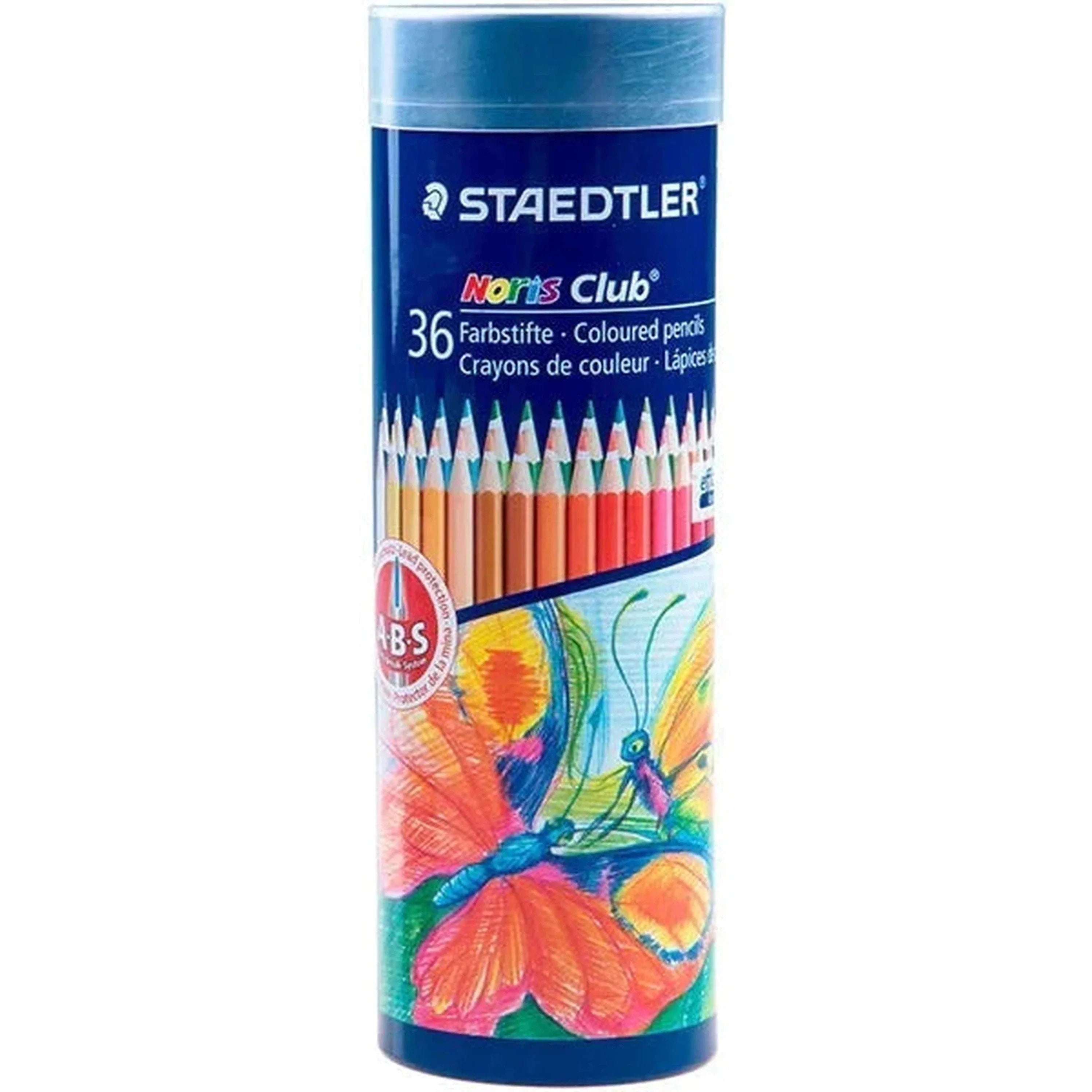 Staedtler 144 Assorted Cylinder Noris Club Coloring - Set Of 36