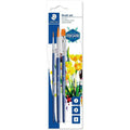 Staedtler 3 Brushes For Watercolour, Acrylic, Oil