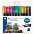 Staedtler 36 Double Ended Permanent Pens