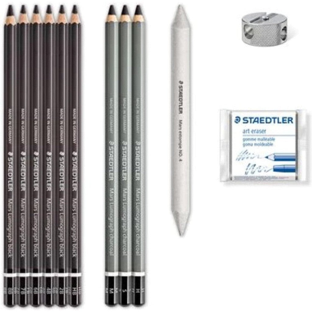 Staedtler Charcoal Set Of 12 Pcs