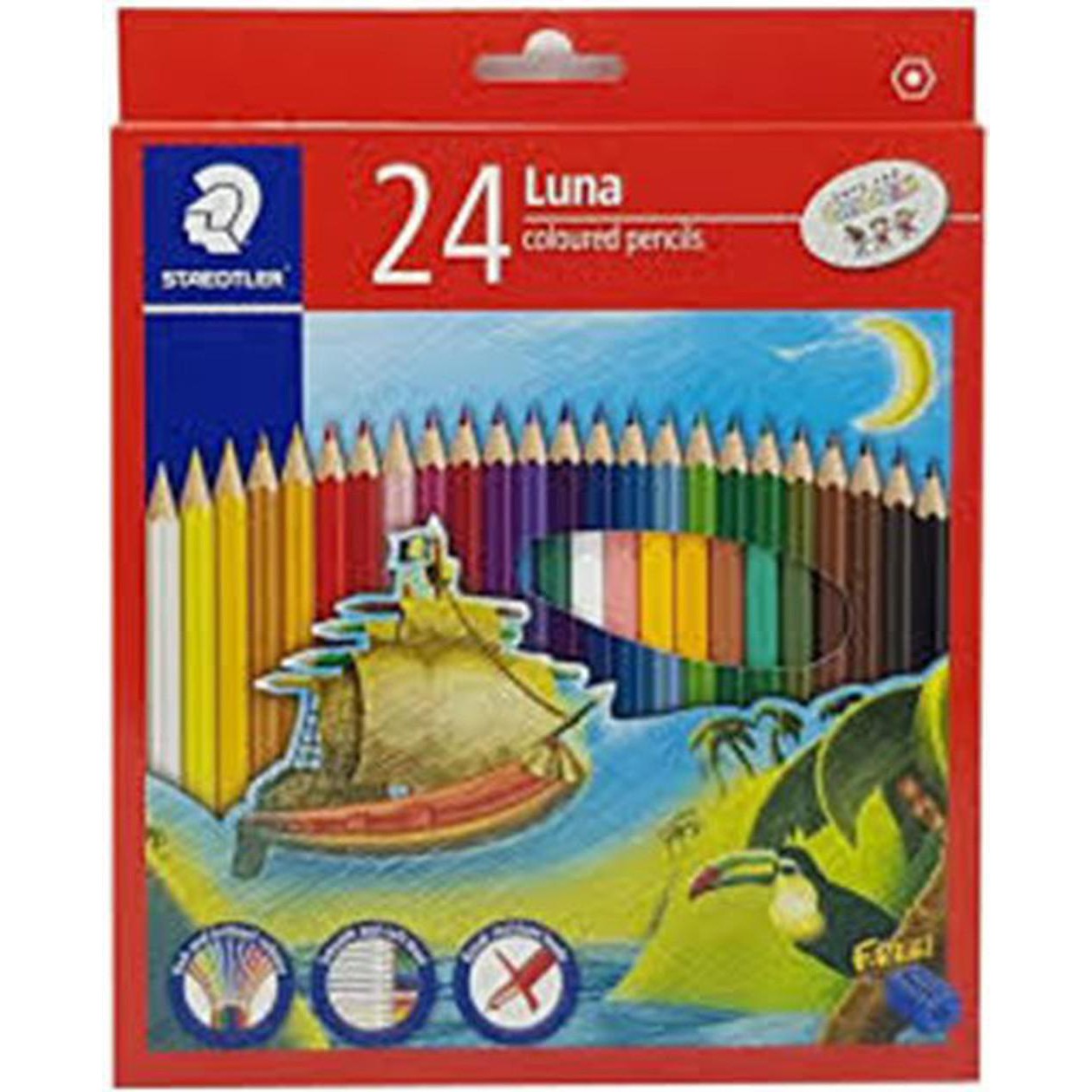 Staedtler Luna Colored Pencils 24 Color 136-Lc24