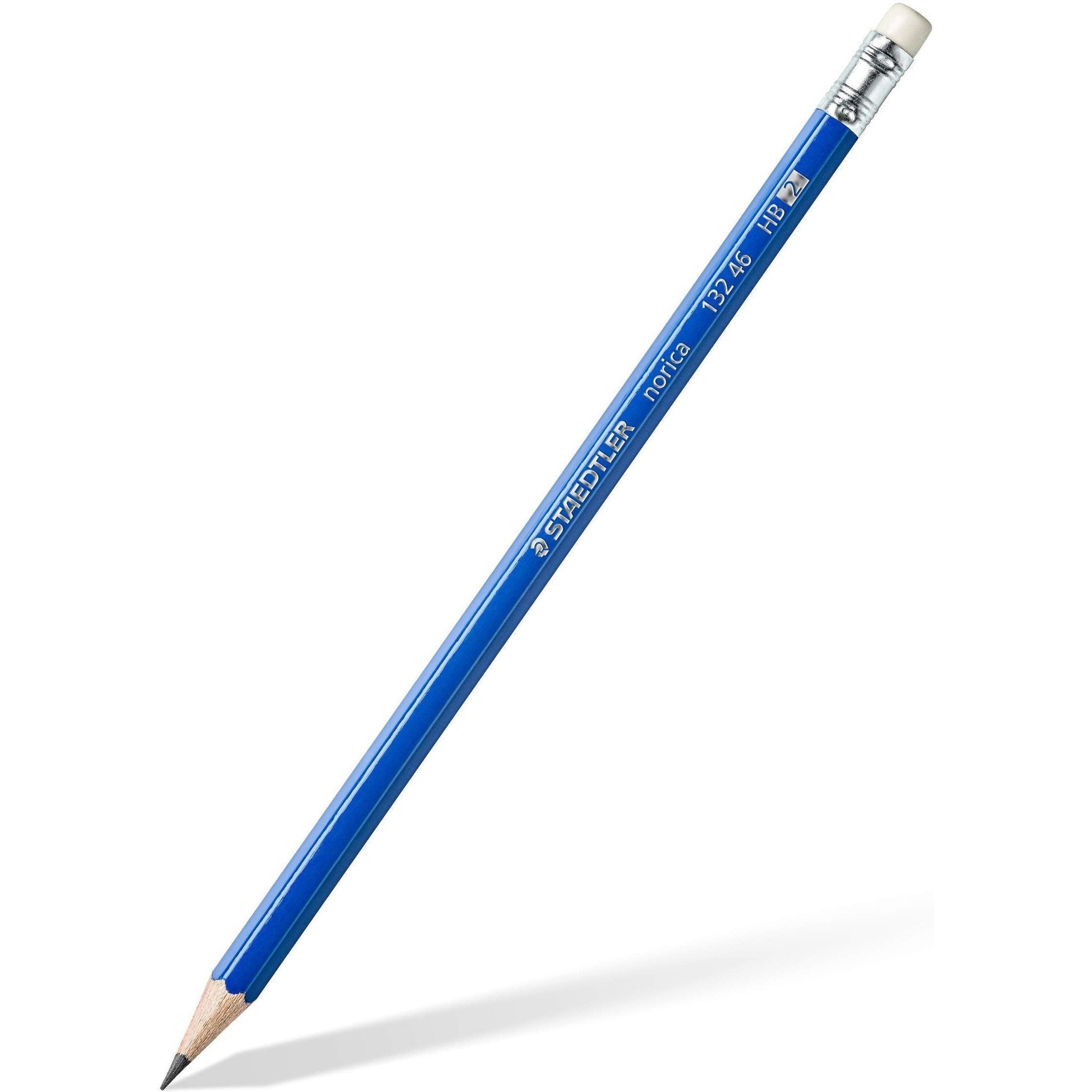 Staedtler Norica Graphite Pencil With Eraser Tip - 132 46 - Hb 2 (12Pcs/Pkt)