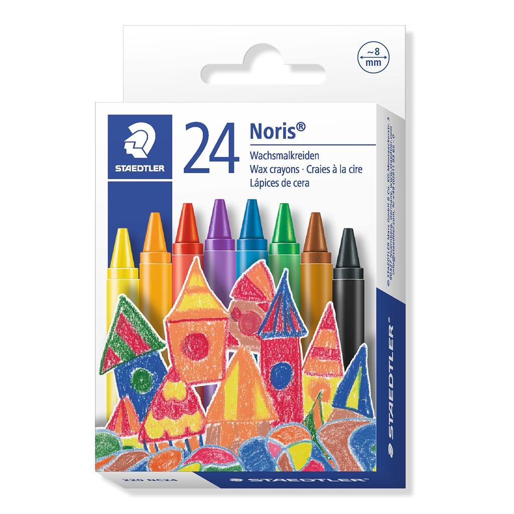 Staedtler Noris 24 Colors Wax Crayons