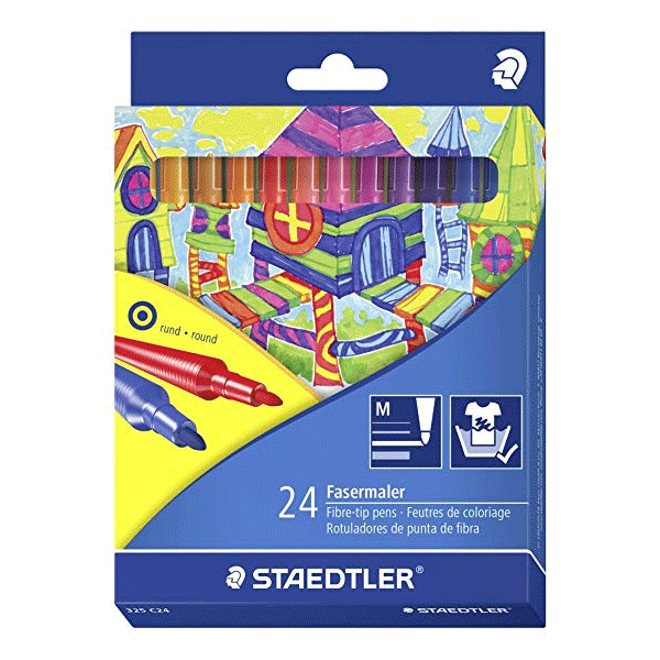 Staedtler Noris Club Fiber Tip Pen - 24 Colors