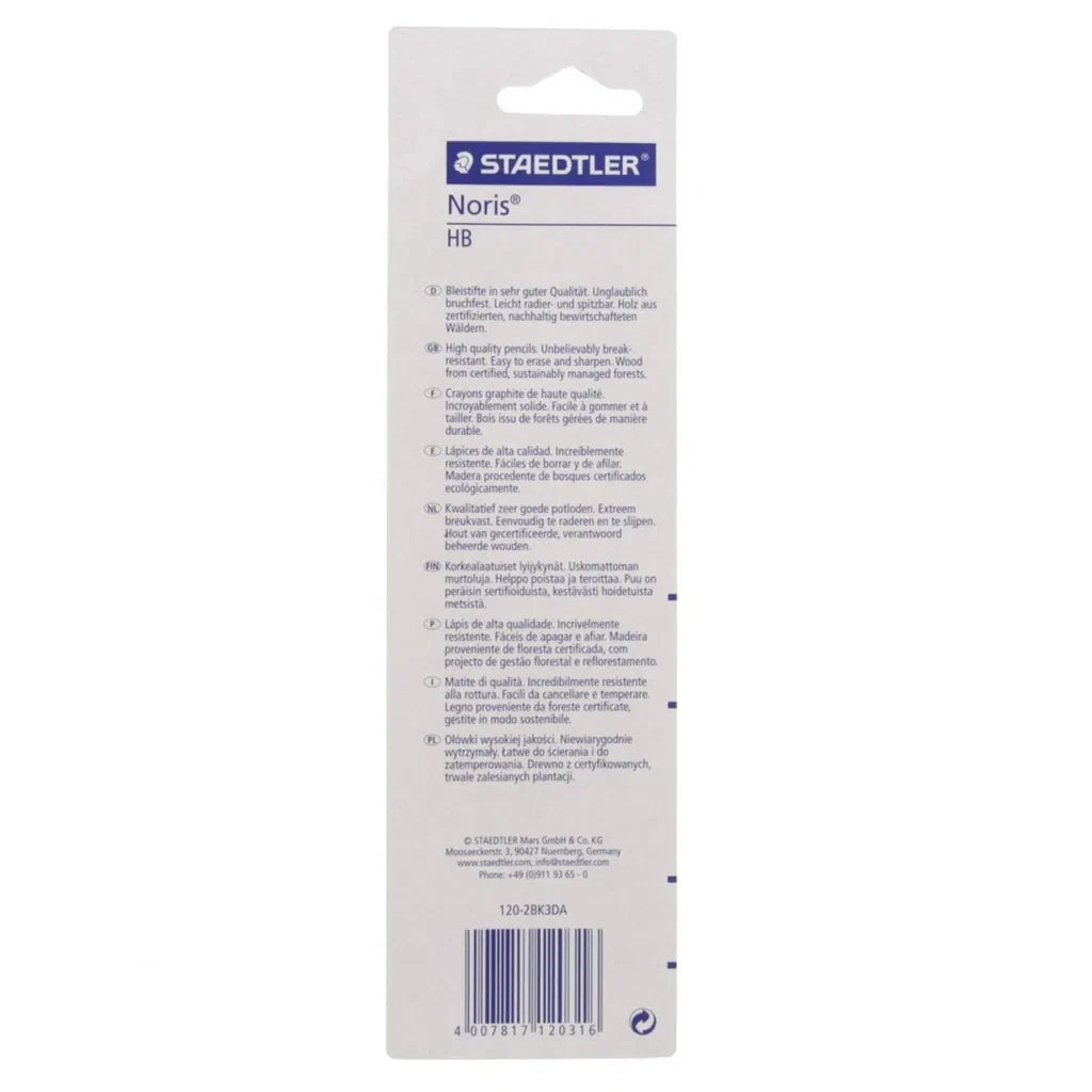 Staedtler Noris Pencil HBST120-2BK3DA 3 Piece
