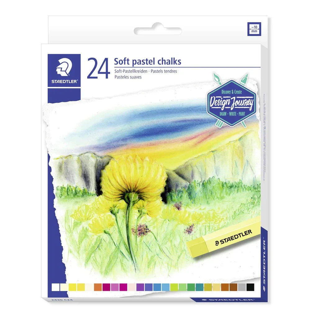 Staedtler Soft Pastel Chalks 24 Colors