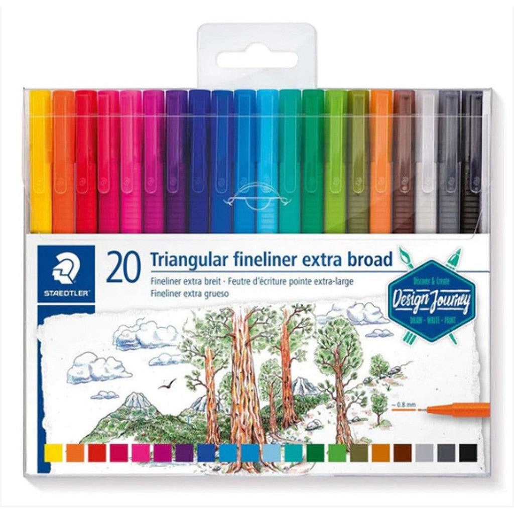 Staedtler Triplus Broadliner Design Journey Case Of 20