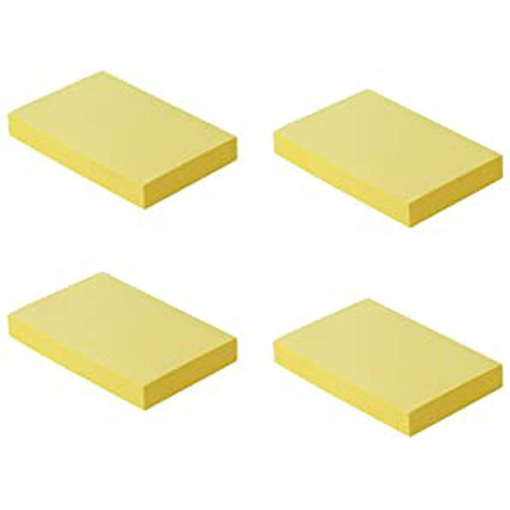 Sticky Notepad Yellow Color 2X3  12PADS/PKT
