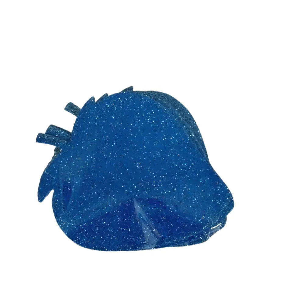 Strawberry Sticky Glitter Foam 4 Pack Blue Color