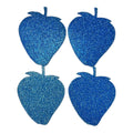 Strawberry Sticky Glitter Foam 4 Pack Blue Color