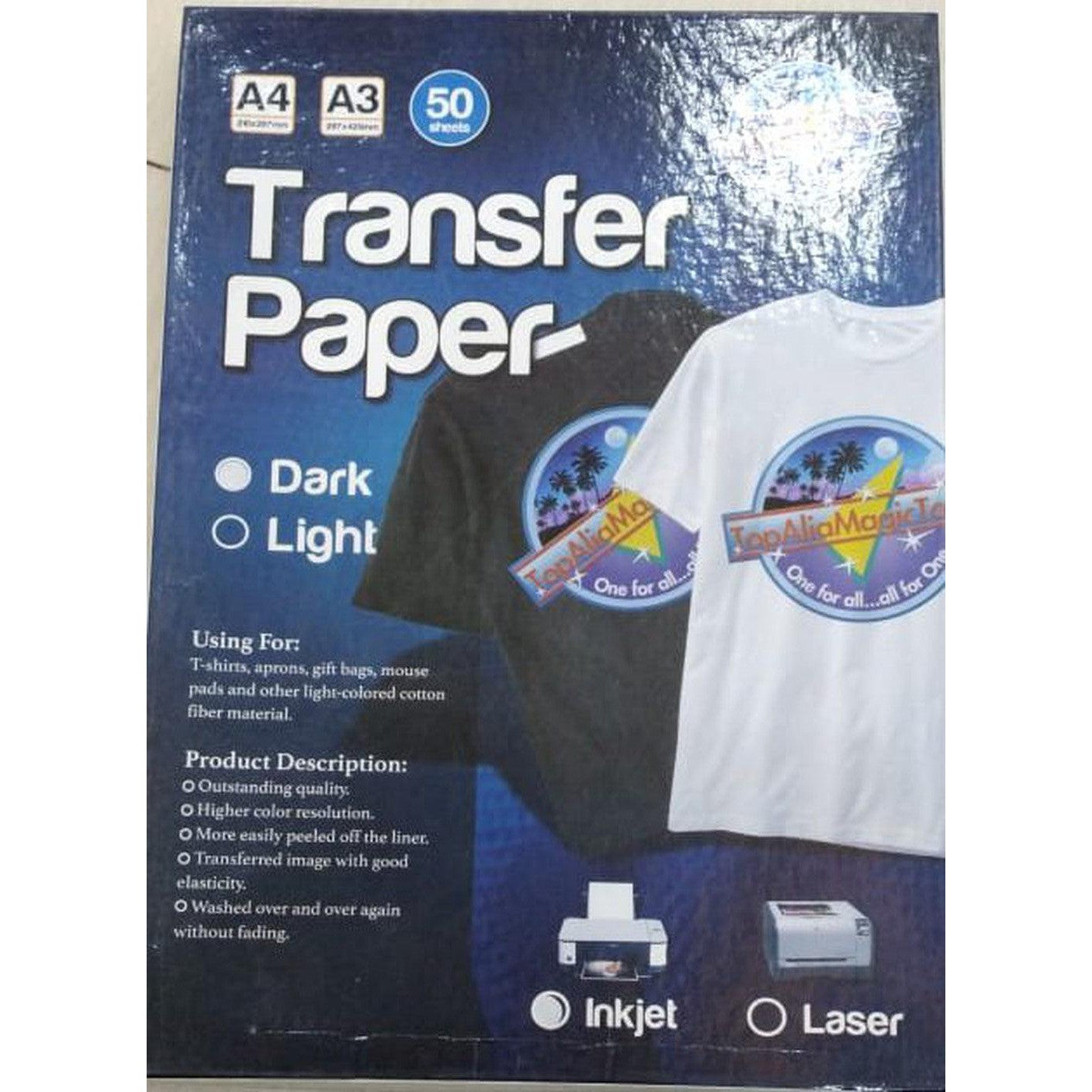 Sublimation A4 Transfer Paper