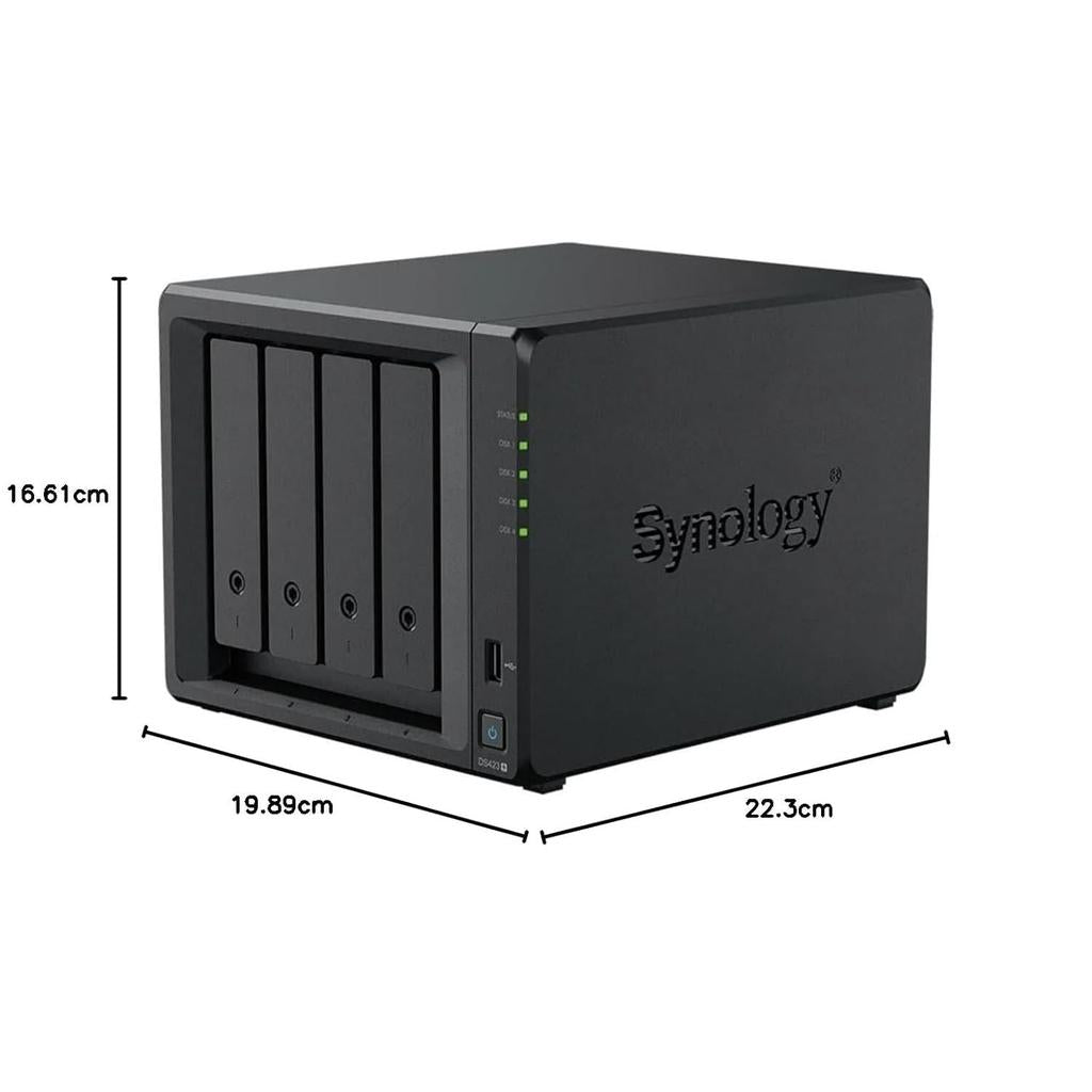 Synology DiskStation DS423+ - SATA / 4-Bays / USB / LAN / (Diskless)