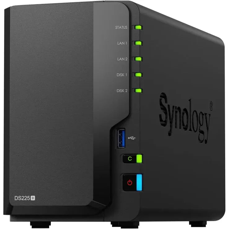 Synology DiskStation DS225+ /SATA / 2-Bays / USB / LAN / Desktop