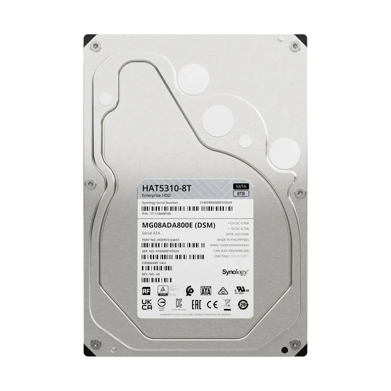 Synology HAT5310 Hard Drive - 8TB / 3.5-inch / SATA-III / 7200 RPM / 256MB Buffer