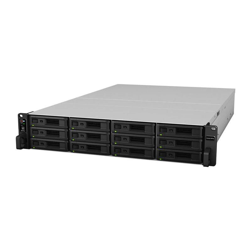 Synology RackStation RS3621RPxs - 72TB / 4x18TB / SATA / 12-Bays / USB / LAN / Rack (2U)