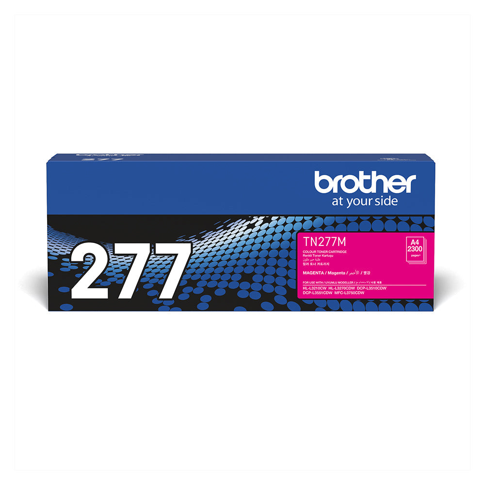 Brother TN 277 High Yield Magenta Toner Cartridge