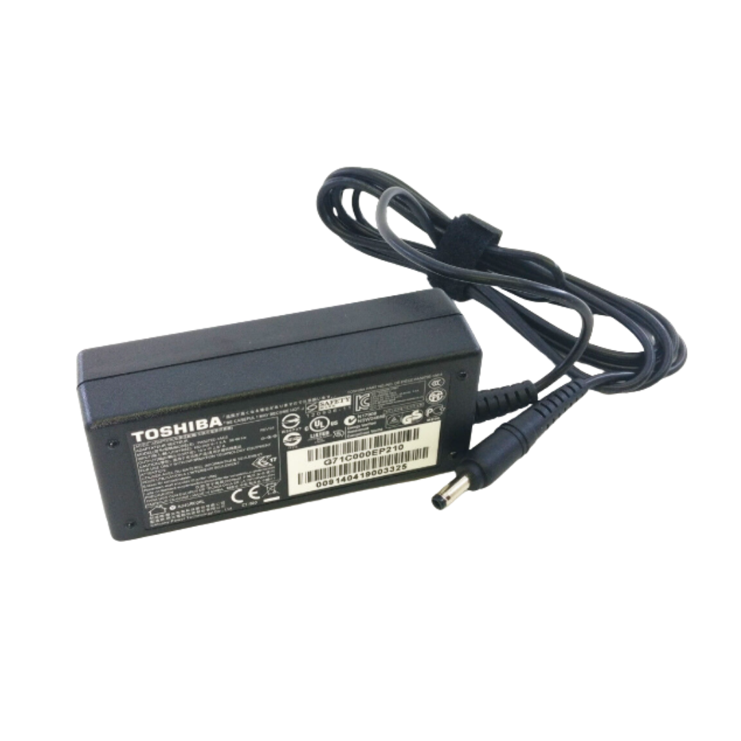 Toshiba Laptop Charger with Power Cable – 45W 19.5V-2.37A (4.0×1.7mm)