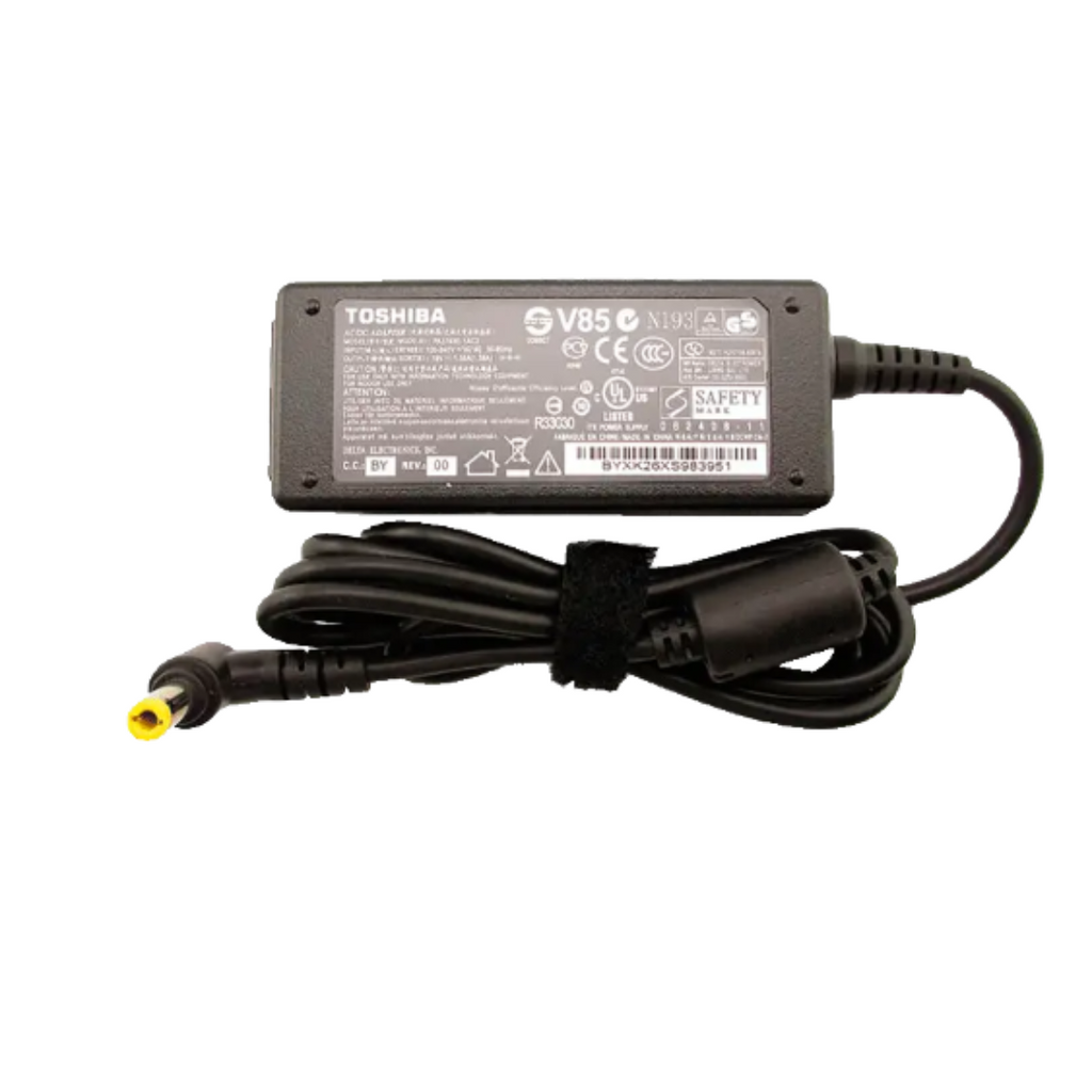 Toshiba Laptop Charger with Power Cable – 30W 19V-1.58A (5.5×2.5mm)