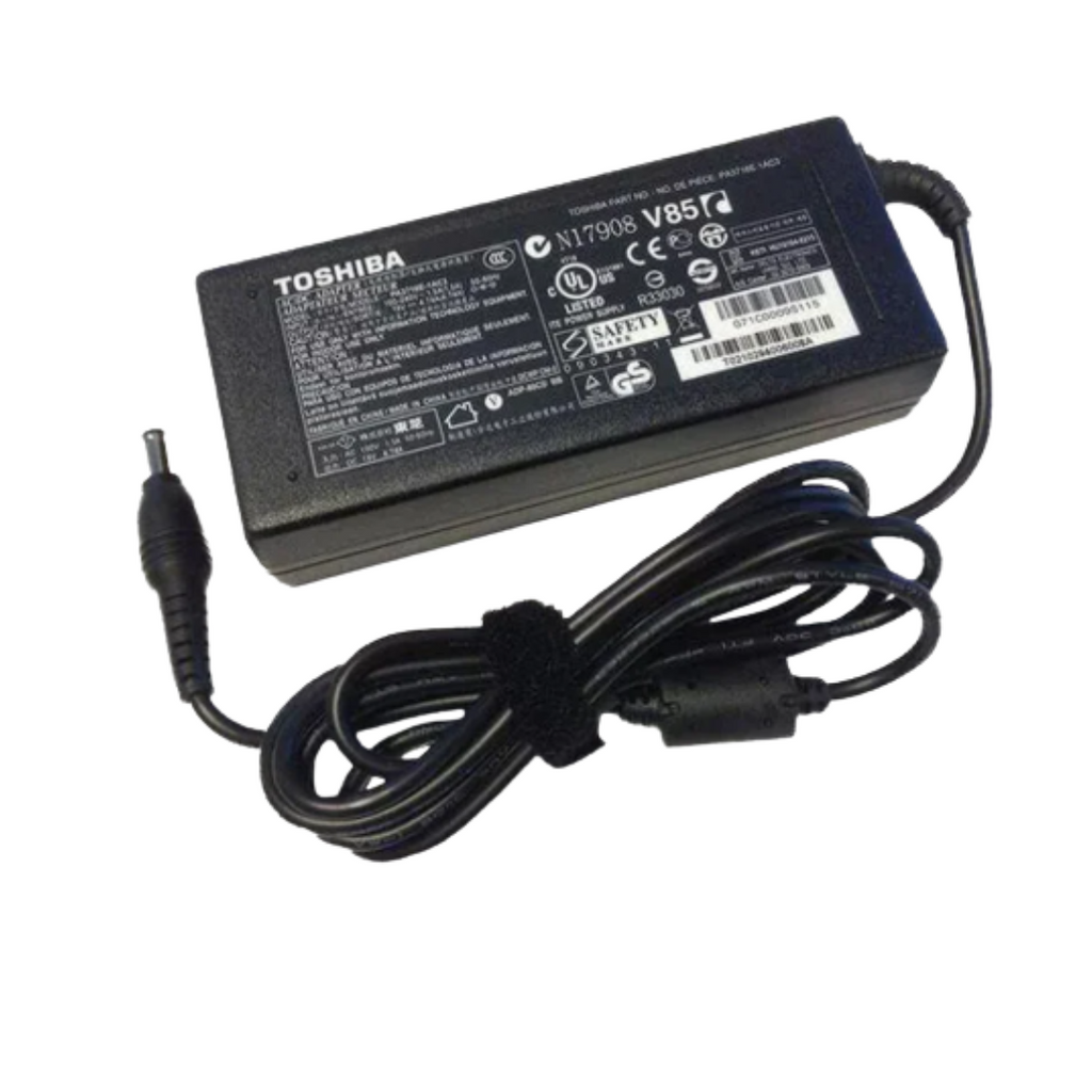 Toshiba Laptop Charger with Power Cable – 75W 19V 3.95A (5.5×2.5mm)